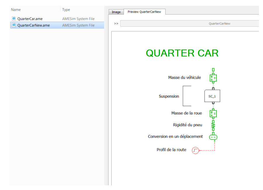 Prévisualisation AMESim